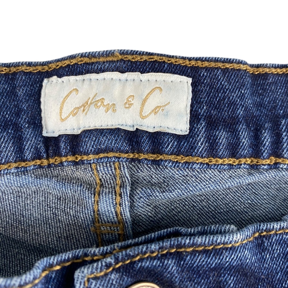 Cotton & Co Mens Dark Wash Straight Leg Denim Jeans‎ W34 L34 - Picture 6 of 8